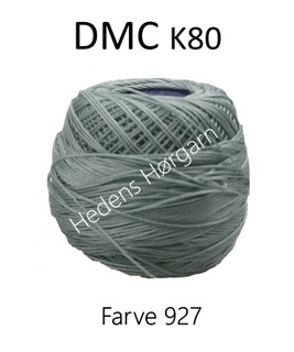 DMC K80 farve 927 Grå grøn